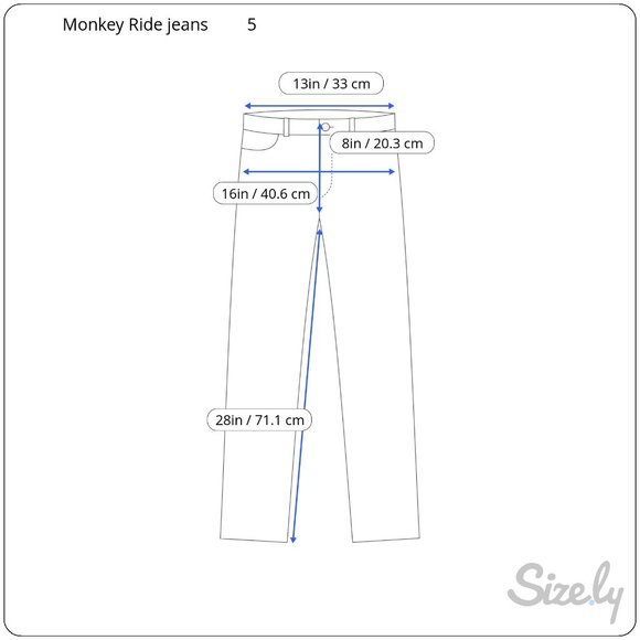 Monkey Ride Jeans Juniors Size 5 Black Skinny Denim Stretch Style P6004C Inseam - Picture 8 of 9